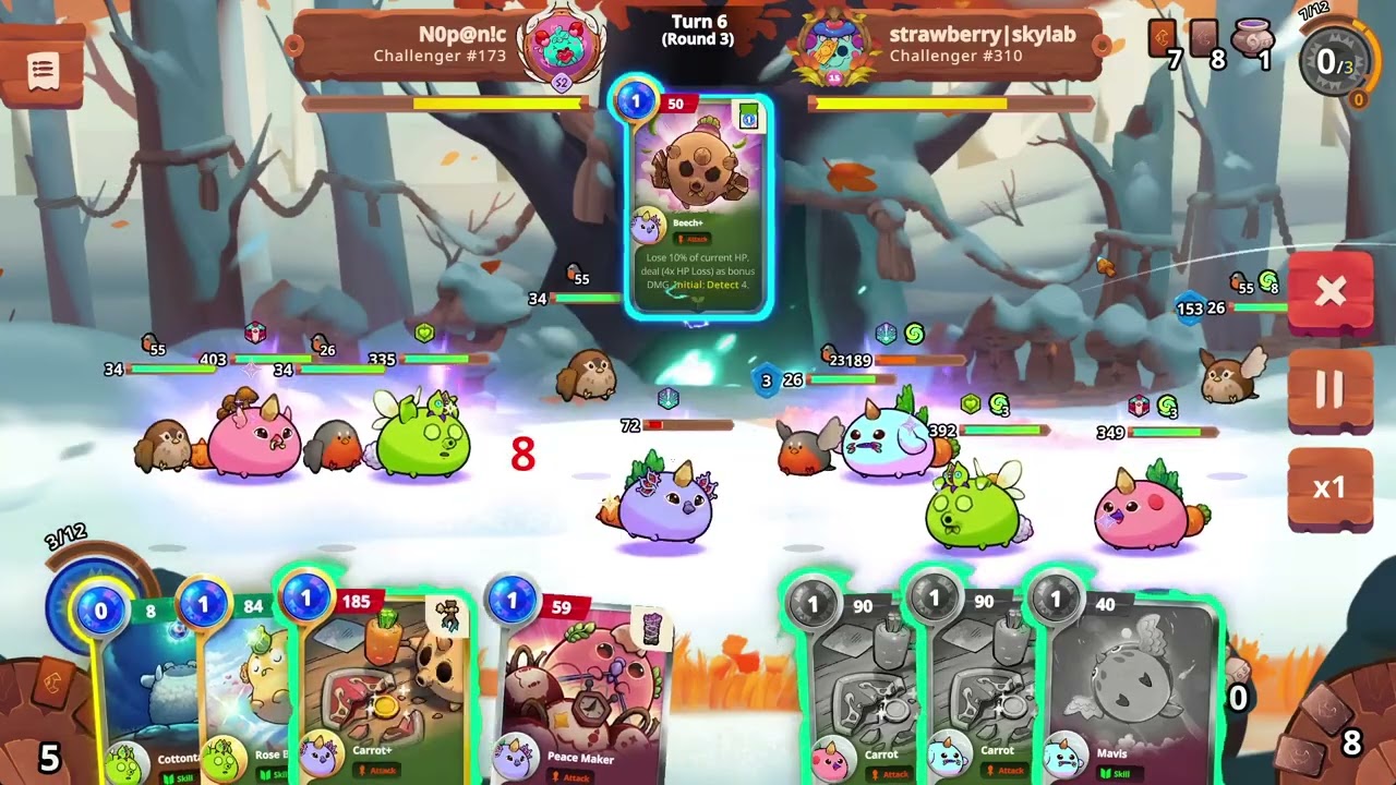Axie Infinity Origins Off-Season 15 Gameplay Replay