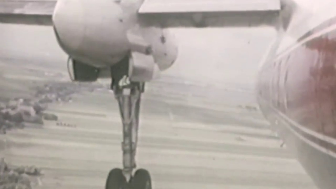 FLYING THE FOKKER F27 ON 1 ENGINE CAUGHT ON FILM
