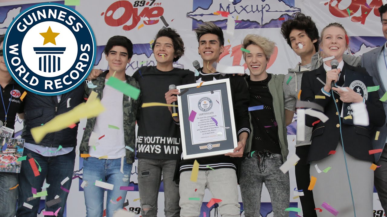 CD9 signs their way into the record books - Guinness World Records