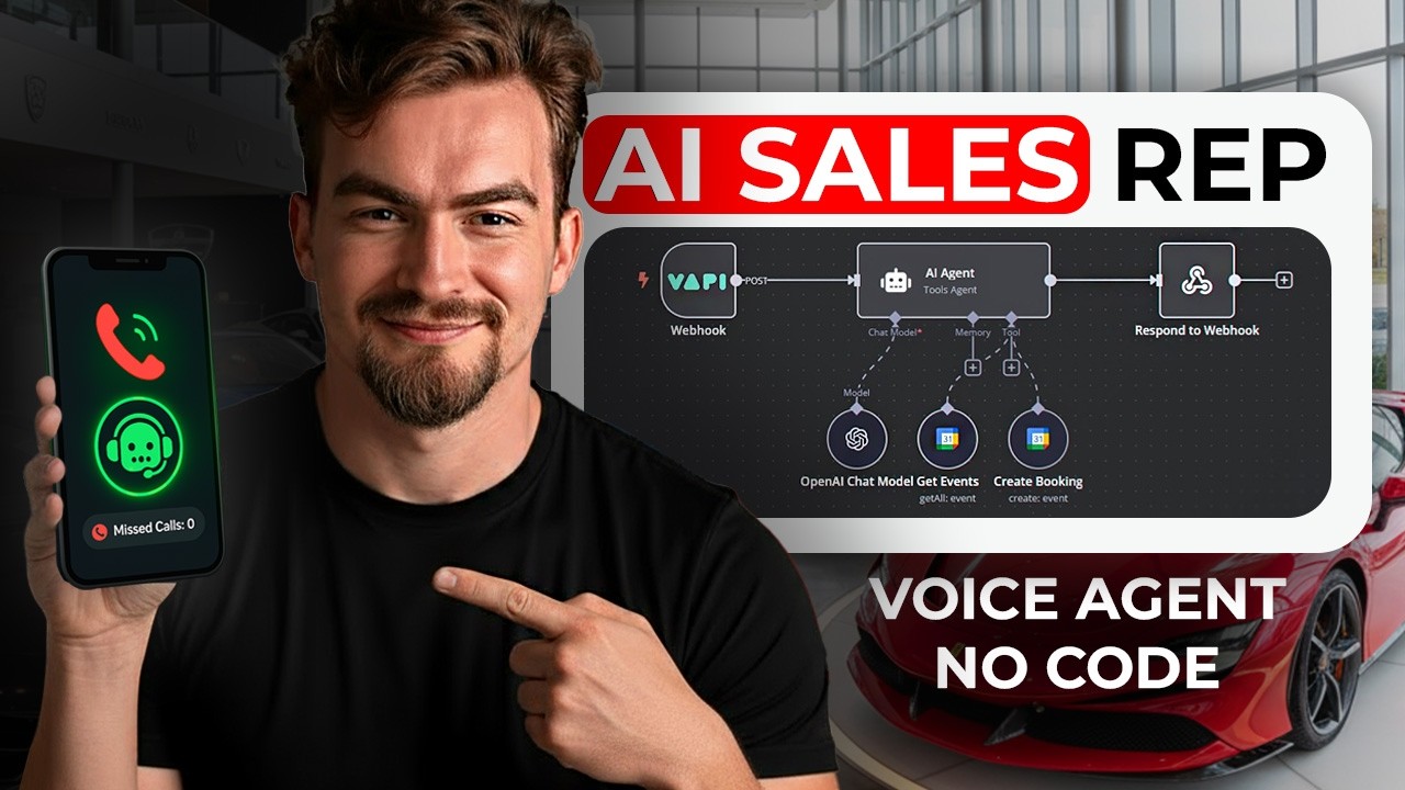 I Built an AI Voice Agent That Sells Cars (No Code)