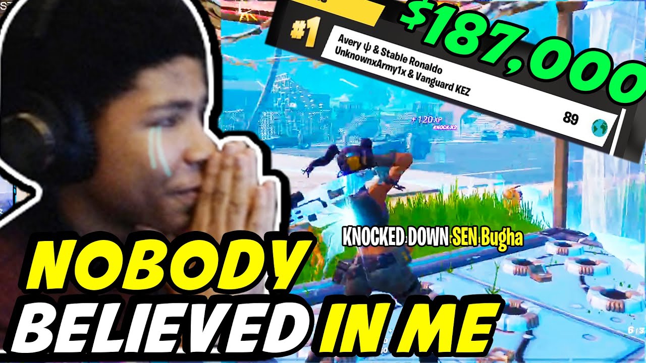Unknown & His Squad Are in TEARS After Winning FNCS Finals With $187,000