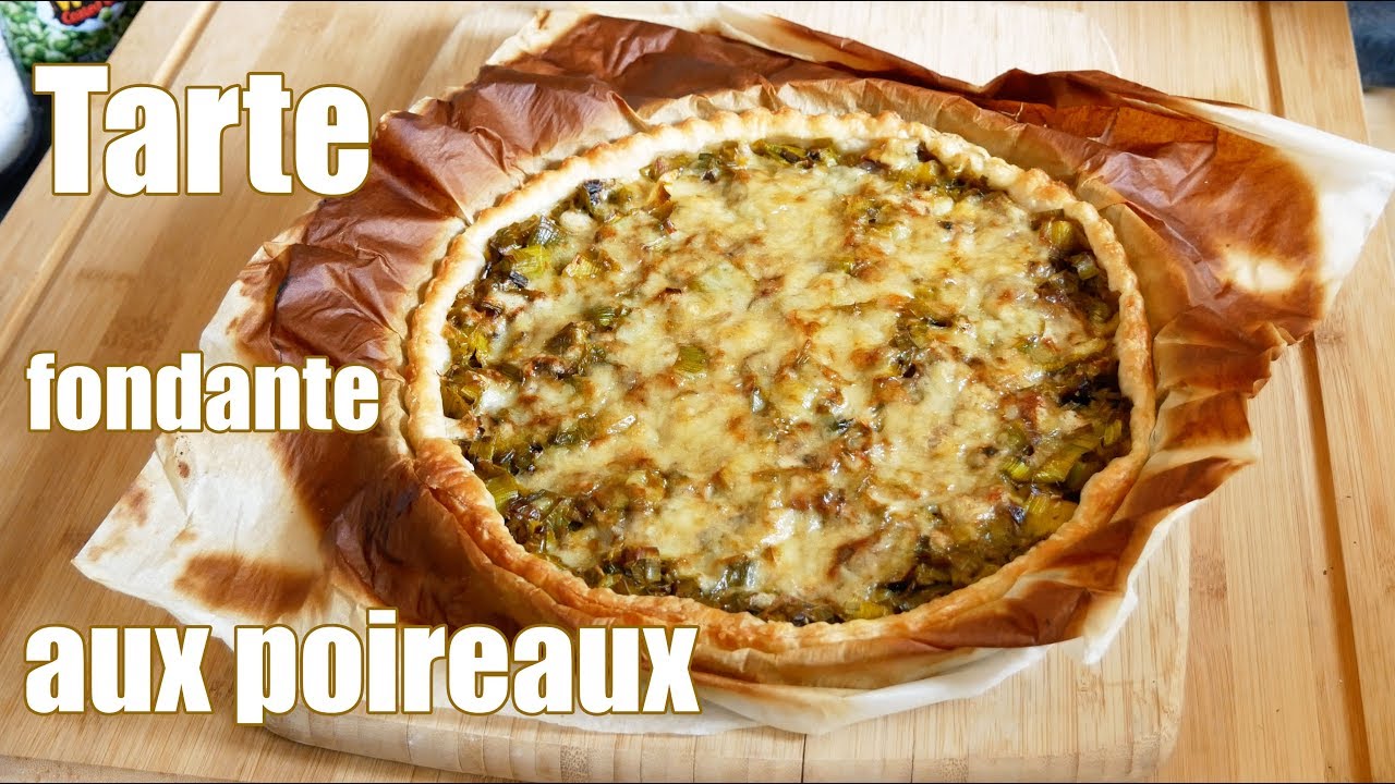 Tarte aux poireaux facile pour fin de mois 💶 ✅