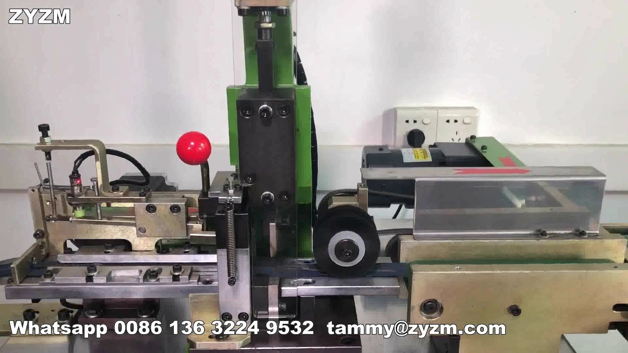 The cheapest zipper cutting machine, ZYZM Automatic Zipper Zig Zag Cutting Machine