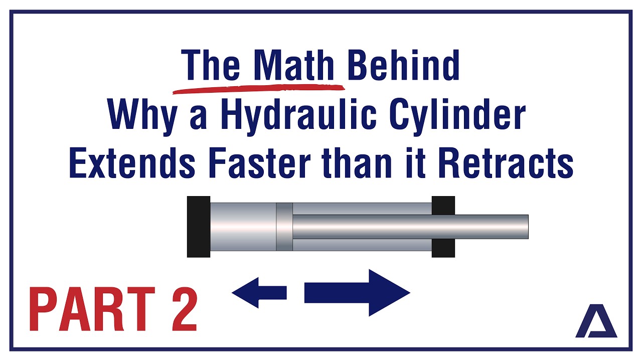 The Math Behind Why a Cylinder Extends Faster than it Retracts