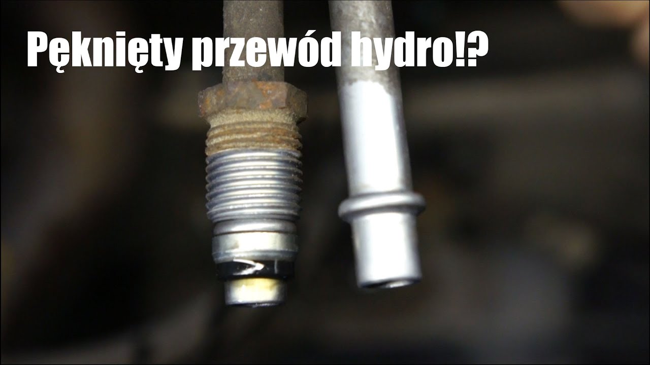 Pęknięty przewód hydro