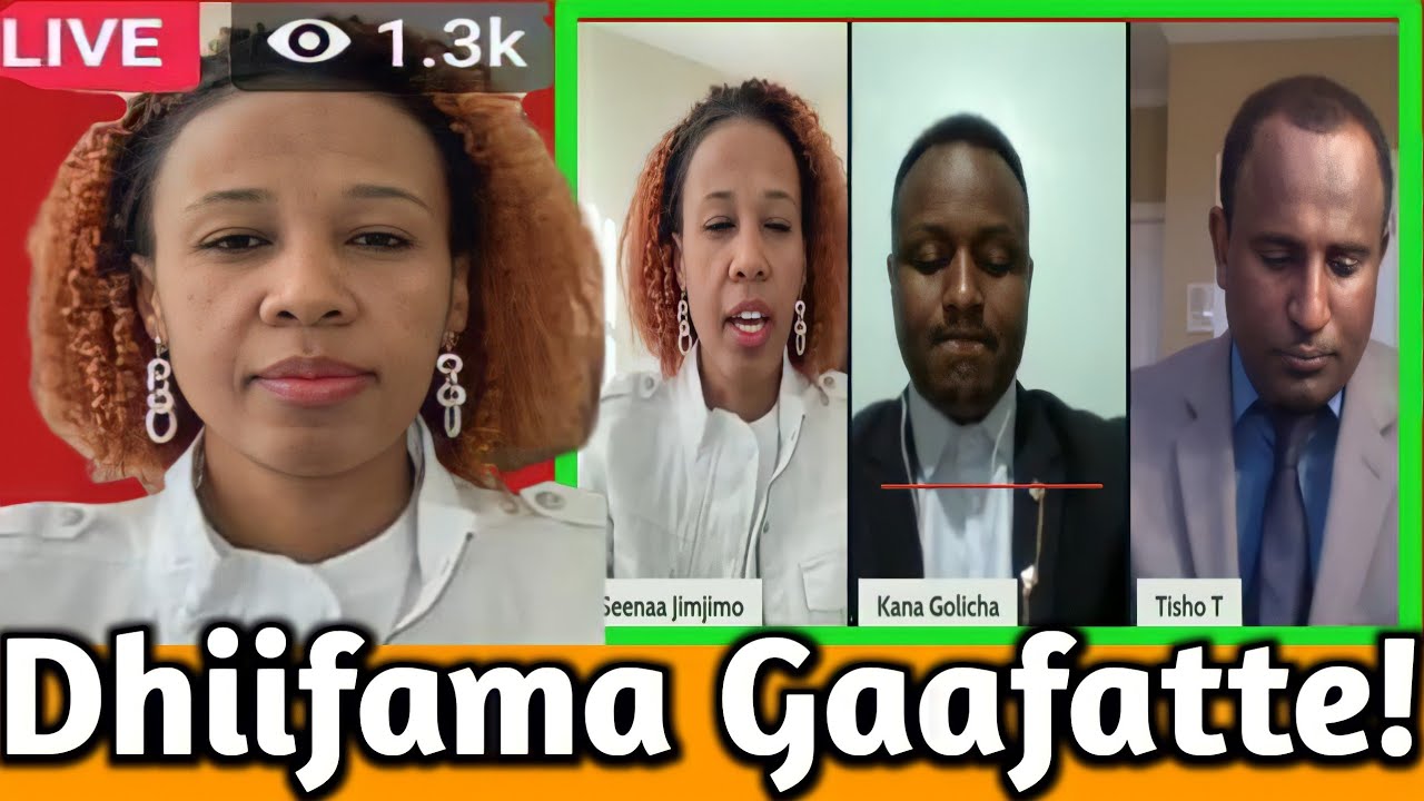 Seenaa Jinjimoo Dhiifama Gaafatte!
