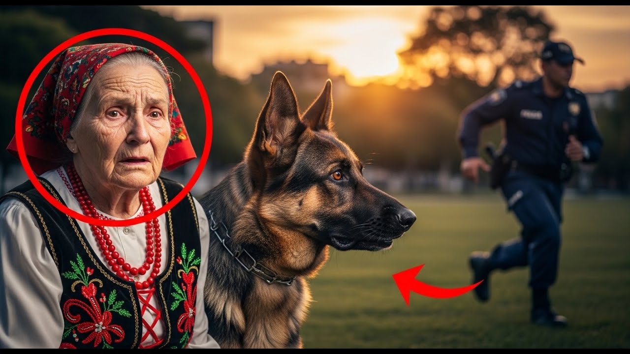 Pies usiadł obok kobiety w parku – i po prostu nie ruszył się stamtąd.