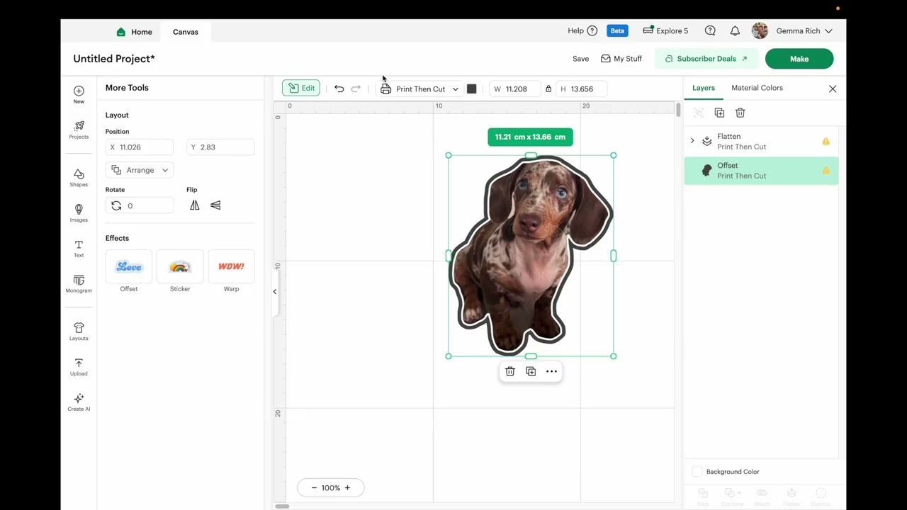 Краткое руководство по загрузке фотографий и собственных изображений в Cricut Design Space для пе...