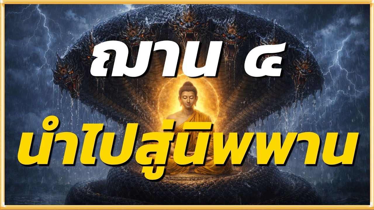 ฌาน ๔ กุญแจดอกสุดท้าย สู่การดับทุกข์ตลอดกาล l ปริศนาธรรมะ