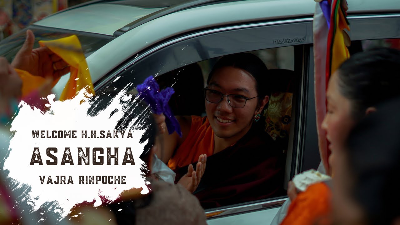 Welcoming H.H.SAKYA, ASANGHA VAJRA RINPOCHE || 14 March 2024 || Hope you guys like it ||