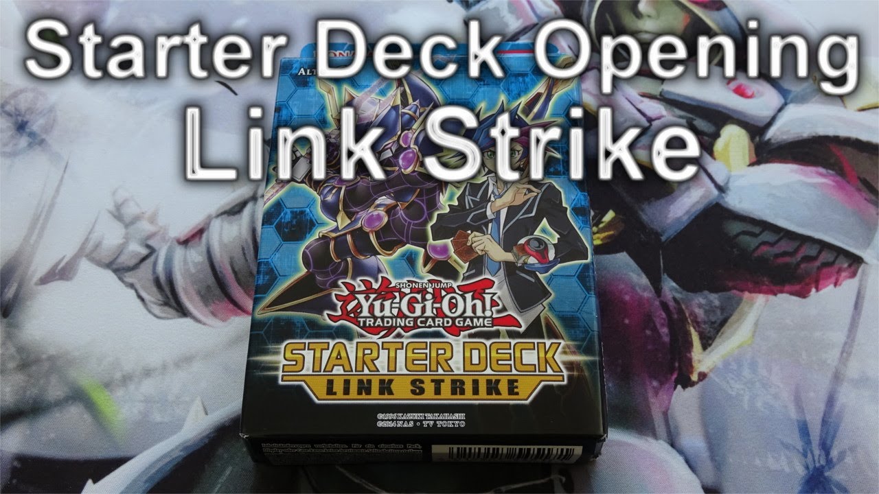 YuGiOh Starter Deck LINK STRIKE Opening (4K)