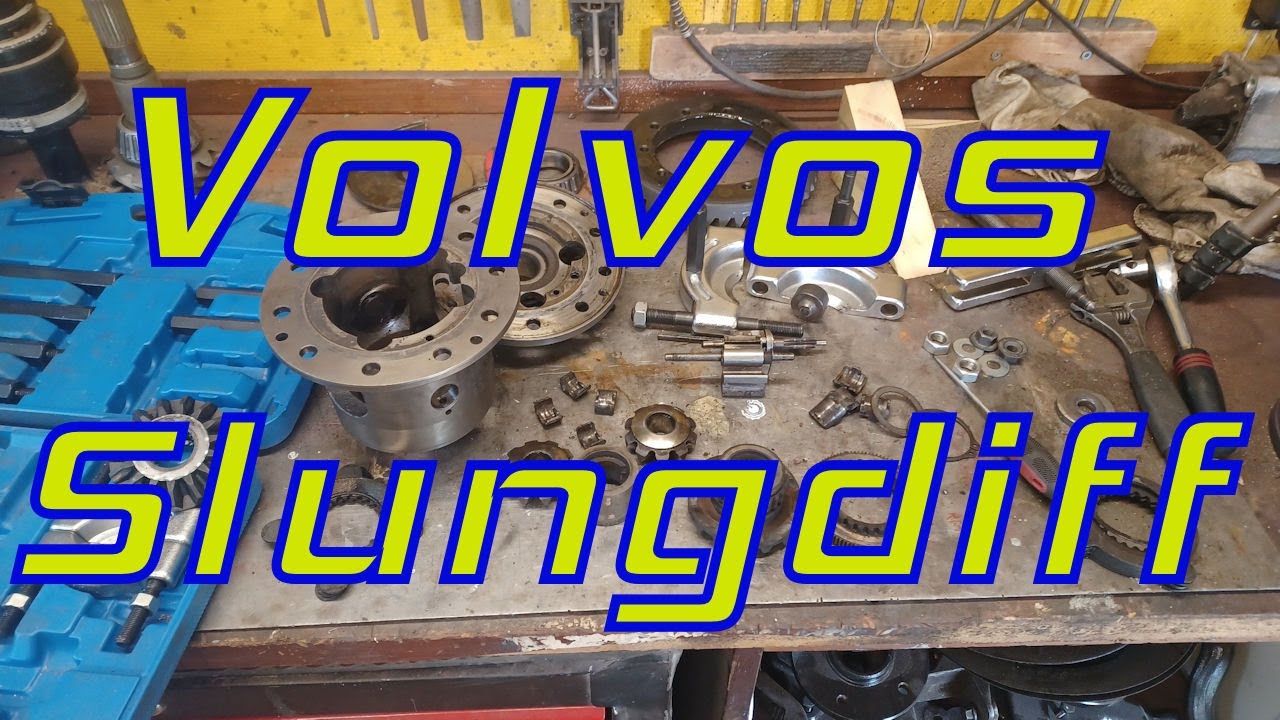 Volvos slungdiff, demontering & montering. *Volvo 460 T5 AWD*