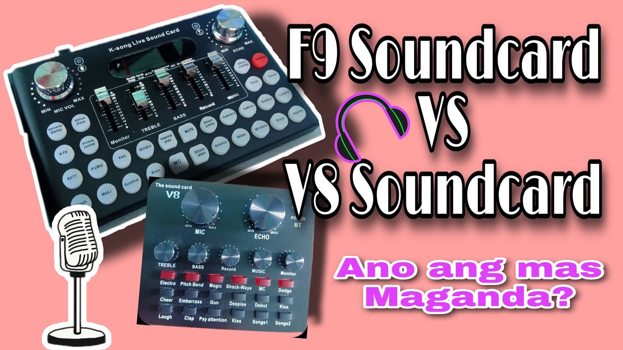 F9 Soundcard vs V8 Soundcard| Part 2| Jovzz Vlog