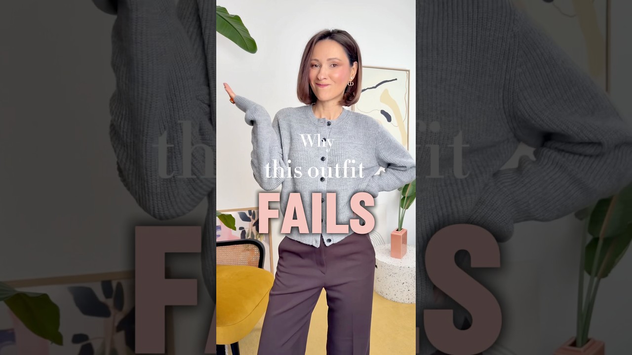 Basic neutral cardigan can either look boring or chic! Watch my full video for more &hearts;️