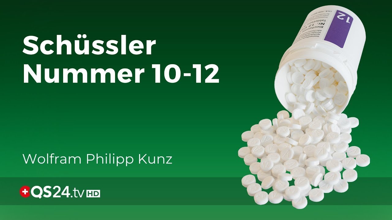 Schüssler Salz | Schüssler's Medizin Nummer 10-12 | Wolfram Philipp Kunz | QS24
