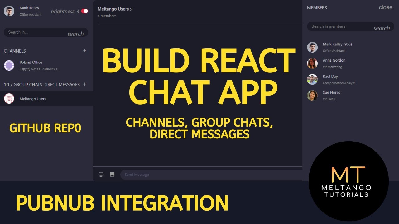 Build A Chat In React JS and Pubnub | Pubnub Tutorial