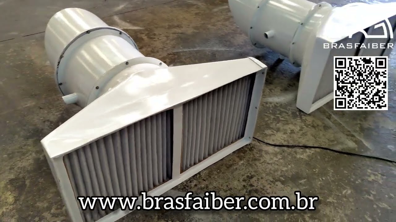 Exaustor com filtro - Motor Protegido | Brasfaiber Brasil