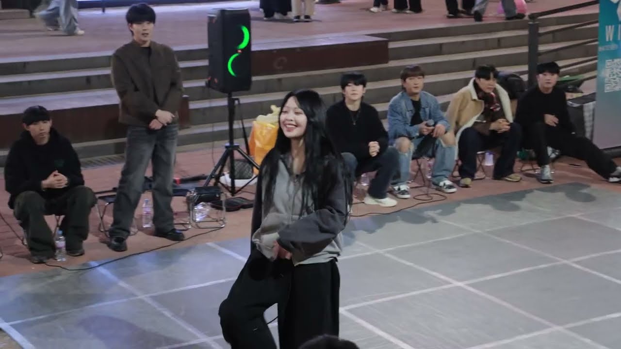Kpop&JHKTV]WIT&GOD&dongmin Hayeon hongdae kpopdance#UP #aespa 위트&하연 홍대케이팝댄스#업