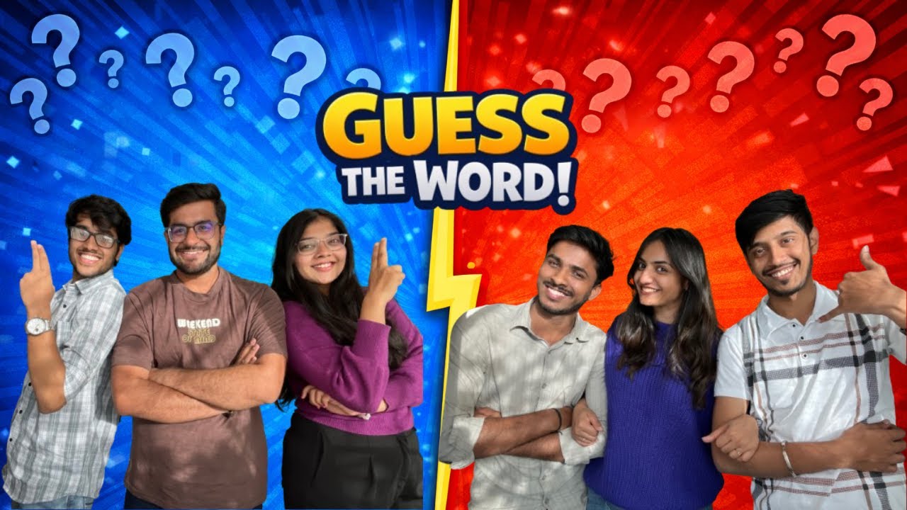 Guess The Word Challenge 😂 | Funny Game with Friends