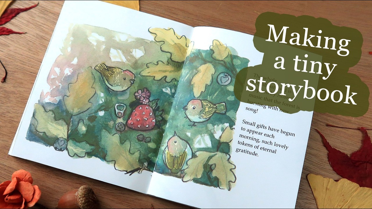 Turning daily drawings into a storybook zine (Part 2)