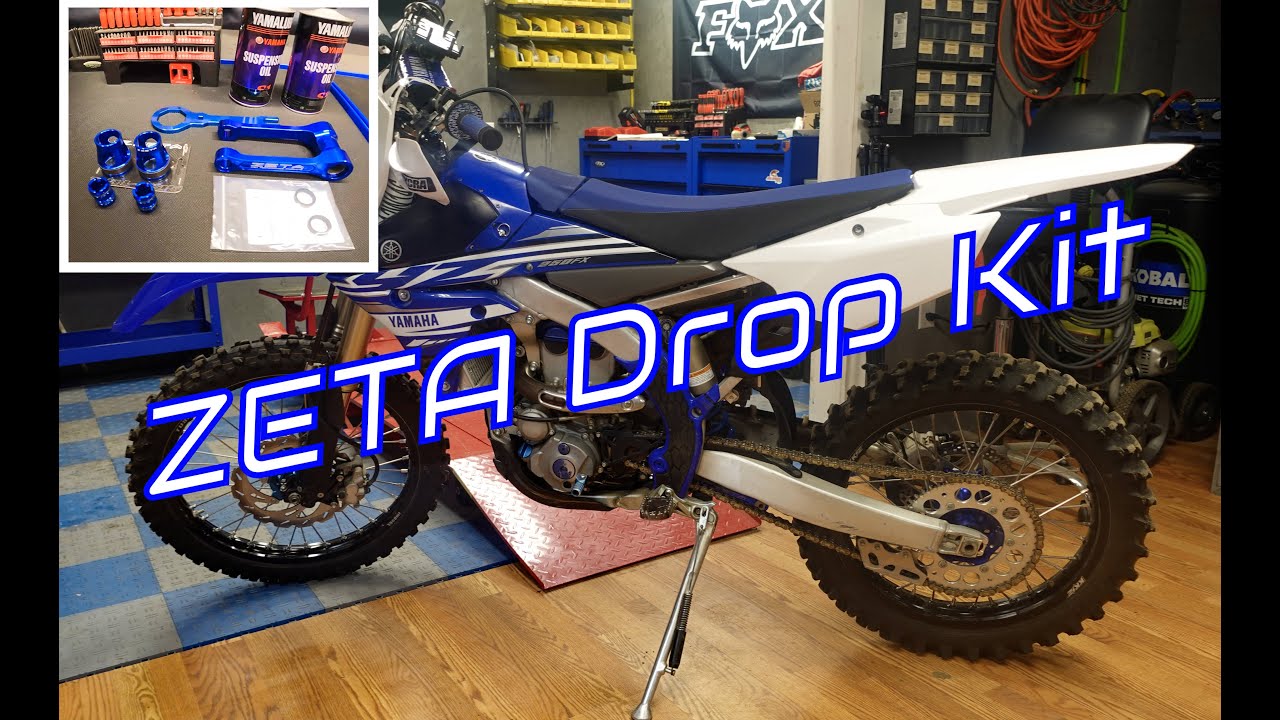 How to properly lower a dirt bike! ~ ZETA Drop Kit ~ Front & Rear