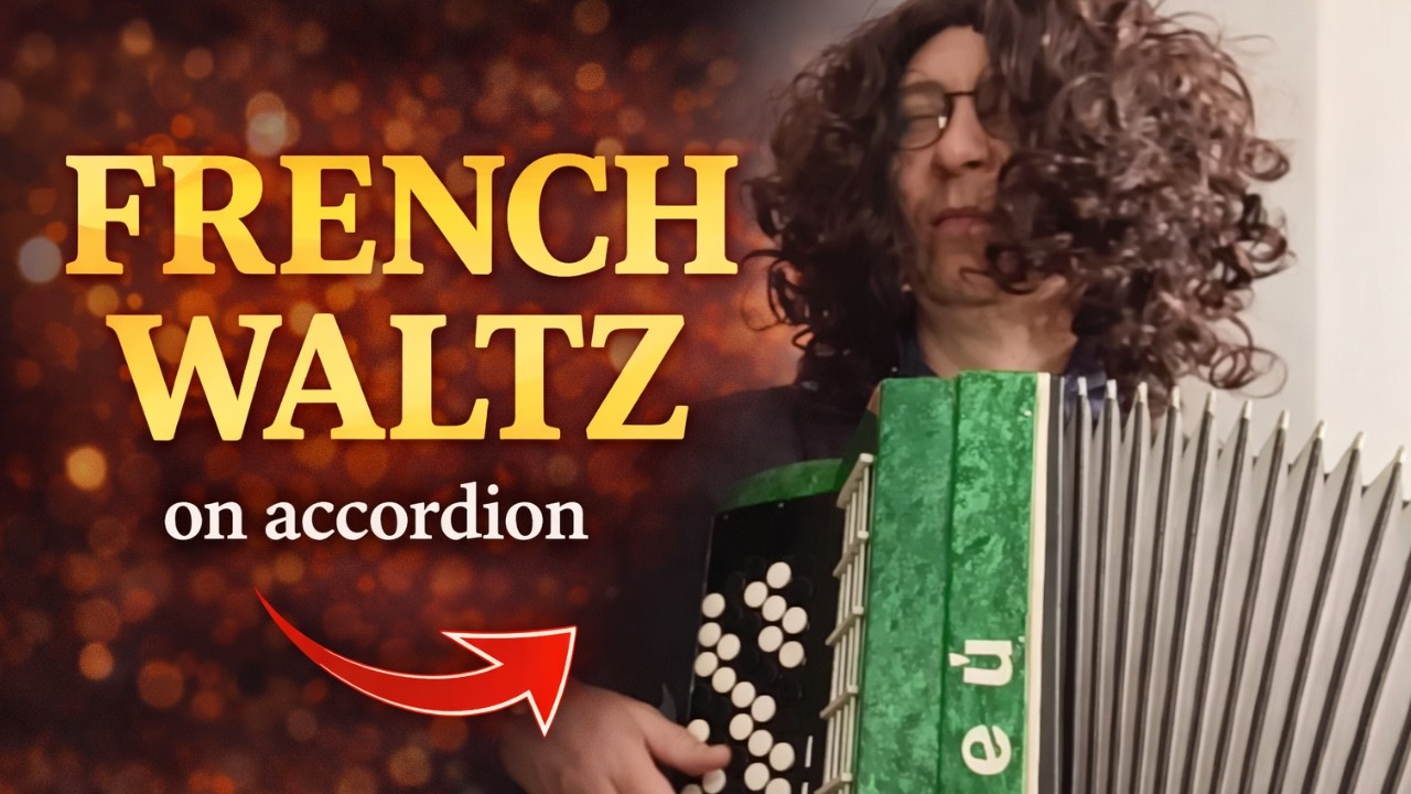 French Waltz on Accordion | Sous le Ciel de Paris | Под небом Парижа легендарный французский вальс