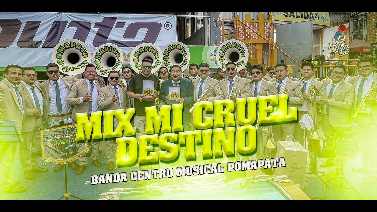 BANDA CENTRO MUSICAL POMAPATA | MIX MI CRUEL DESTINO | HUARALINO 2025