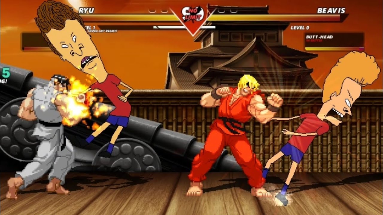 MASTER RYU & MASTER KEN vs BEAVIS & BUTT-HEAD - Epic Battle❗🔥