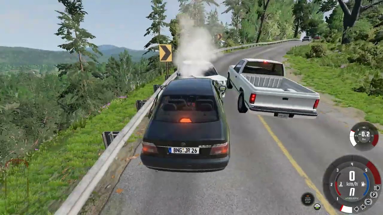 Jazda BMW E39 w Beam NG Drive