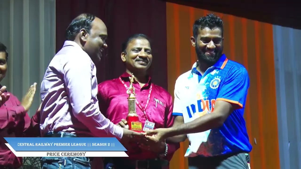 CENTRAL RAILWAY PREMIER LEAGUE || SEASON 2 || PRICE CEREMONY