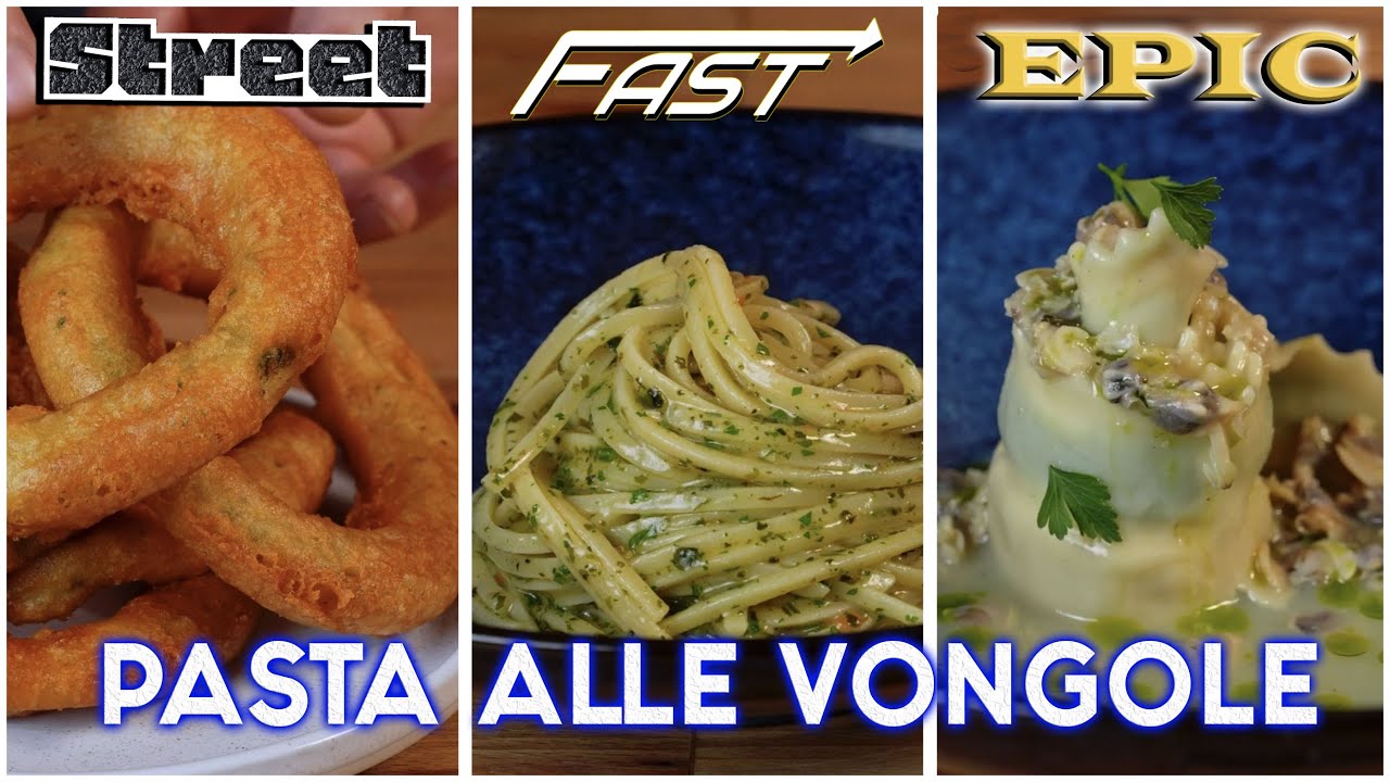 3 Modi Inaspettati per fare la Pasta alle Vongole (1 è VEGANO) | 2Men1Kitchen