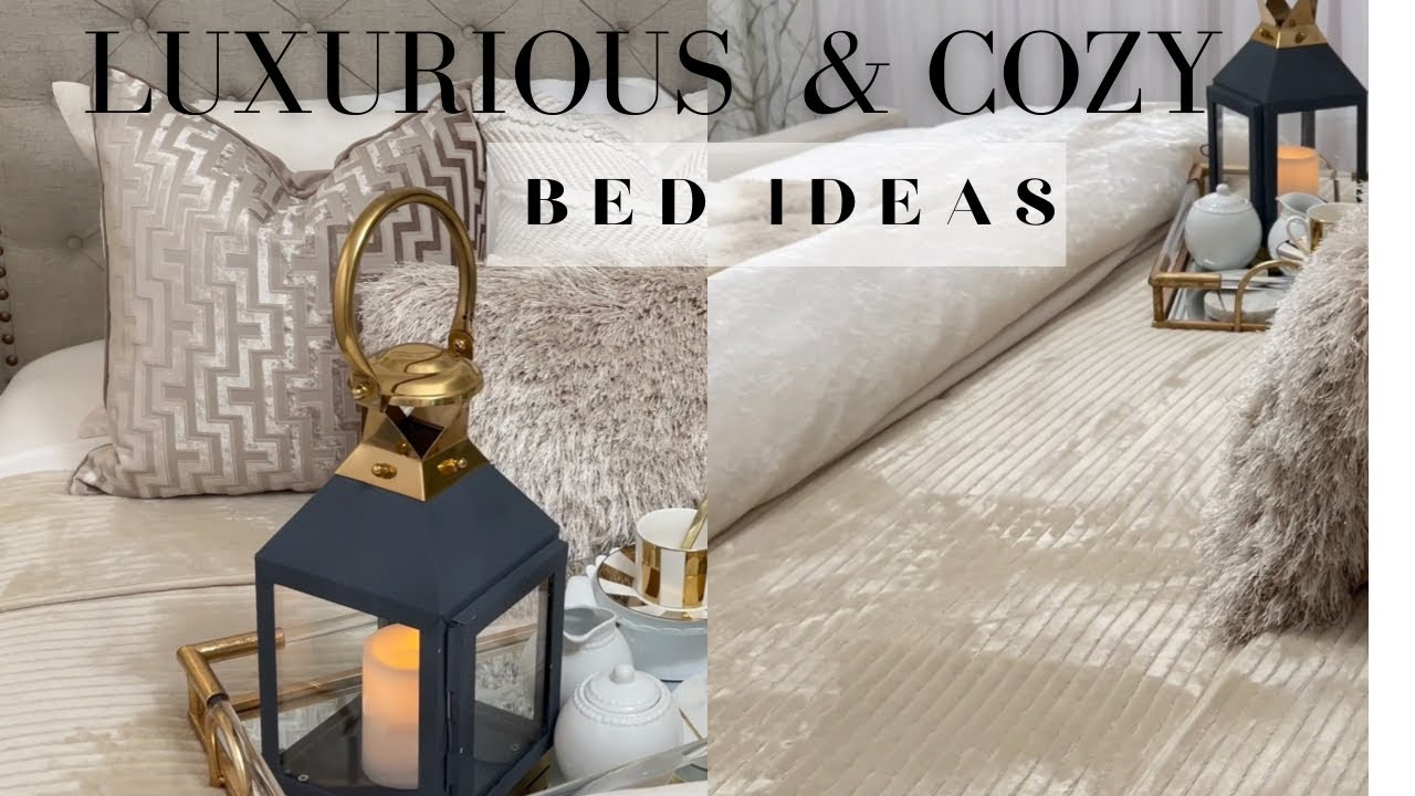 LUXURIOUS AND COZY BED IDEAS!!  |  STYLING A LUXE BED FOR THE WINTER  |  HOW TO