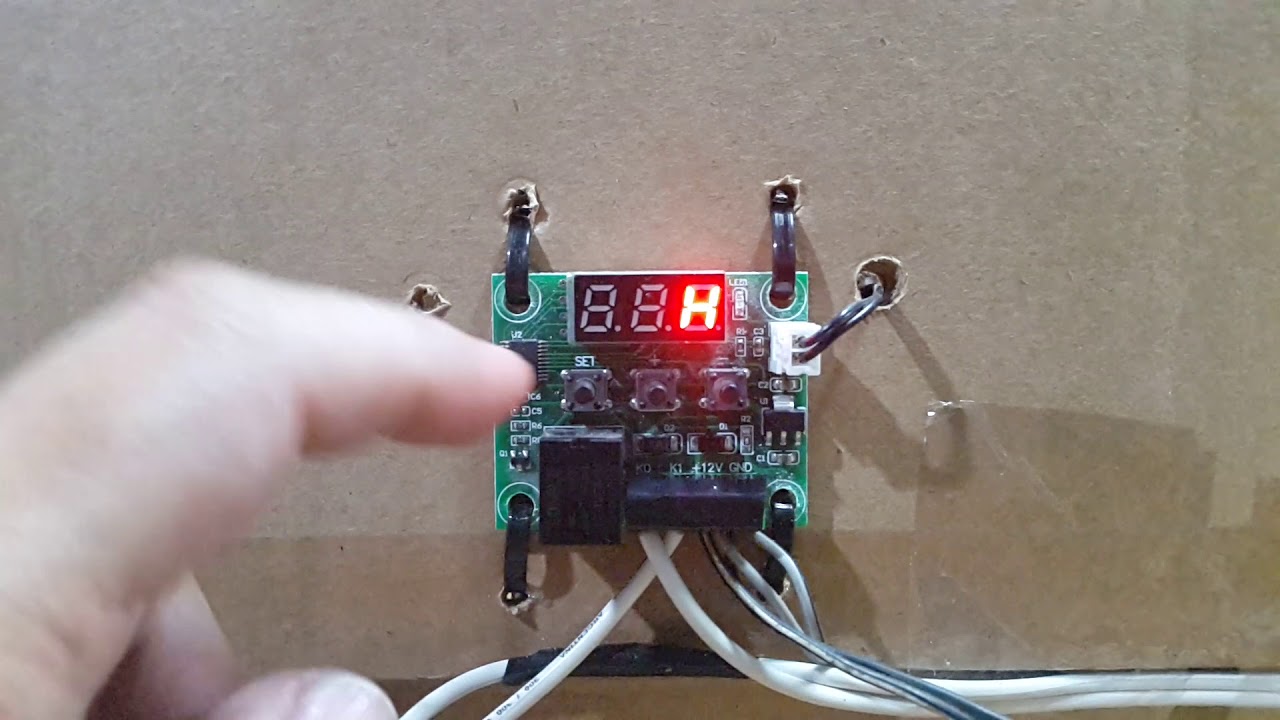 Como configurar termostato W1209 para incubadora de huevos