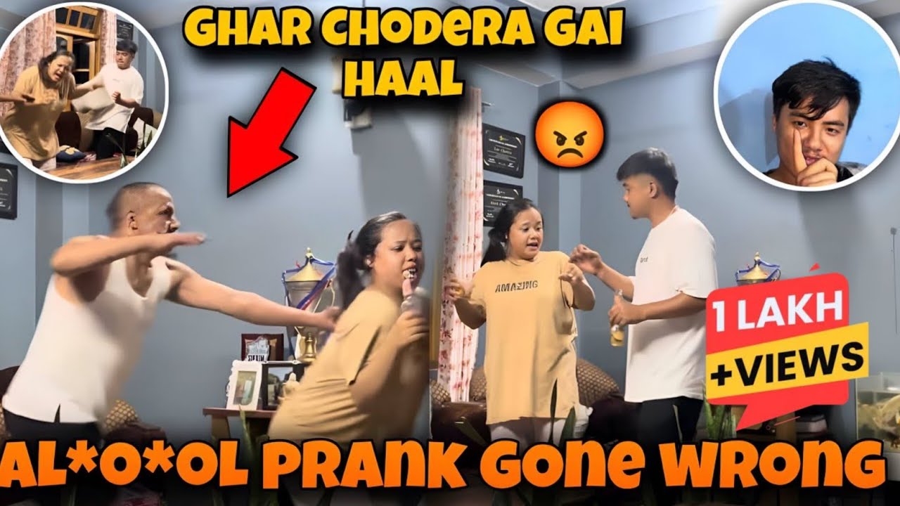 Alc*h*l Prank Gone Wrong 😱|| Sabai ko bata Kutai Khaye 😰 ft. @luvdavlogs @daywithkush