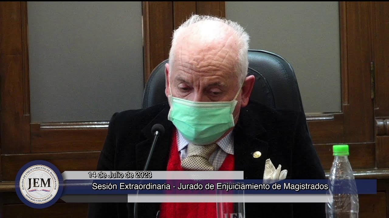 14-07-2023 - Sesión Extraordinaria - Jurado de Enjuiciamiento de Magistrados