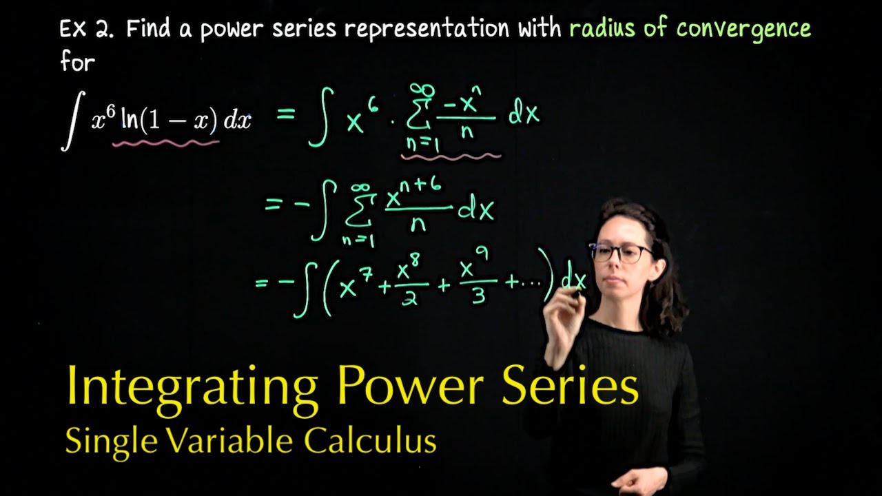 Integrating Power Series, Single Variable Calculus