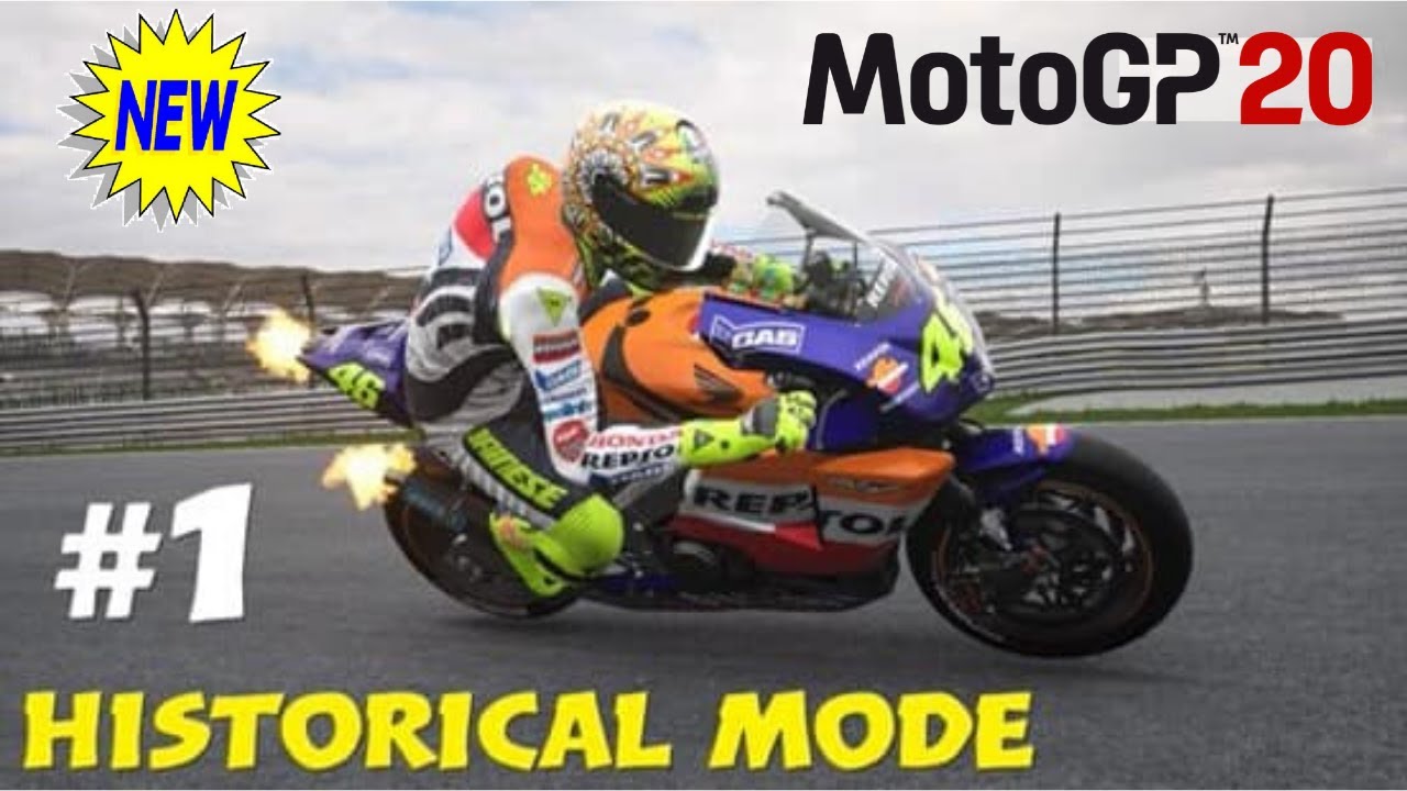 MotoGP 20 Historic Mode Part 1 | VINTAGE ROSSI! | MotoGP 2020 Game | PS4 PRO Gameplay