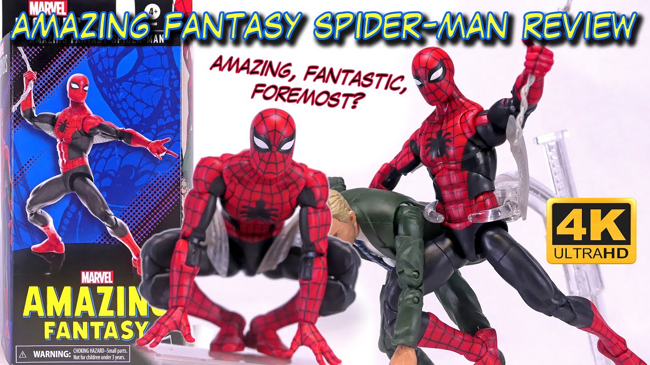 Amazing Fantasy Spider-Man Unboxing and Review Hasbro Marvel Legends Comparison