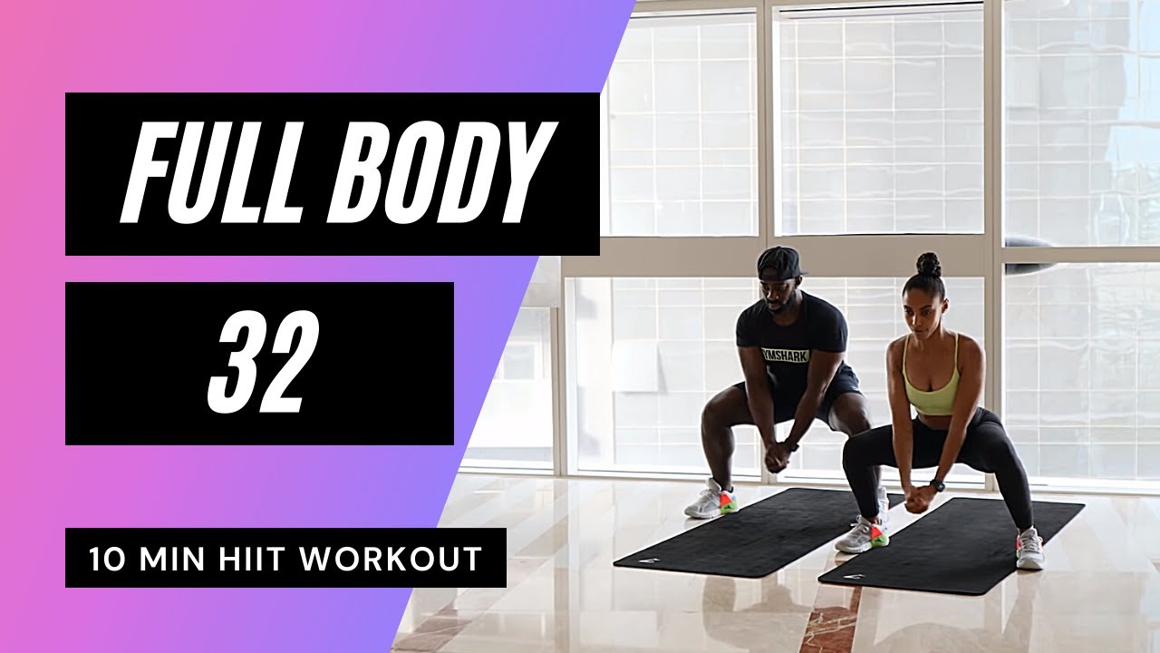 10 MIN FULL BODY WORKOUT / HIIT | MrandMrsMuscle
