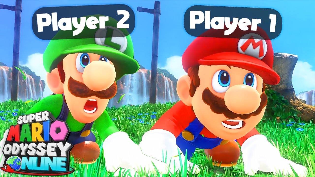 Super Mario Odyssey Online - 2 Player Co-Op Walkthrough - Part 1