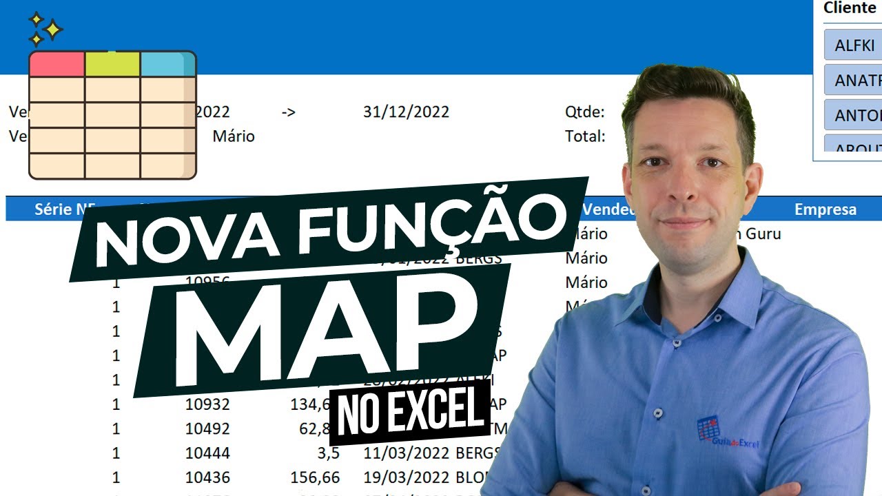 Função MAP Excel