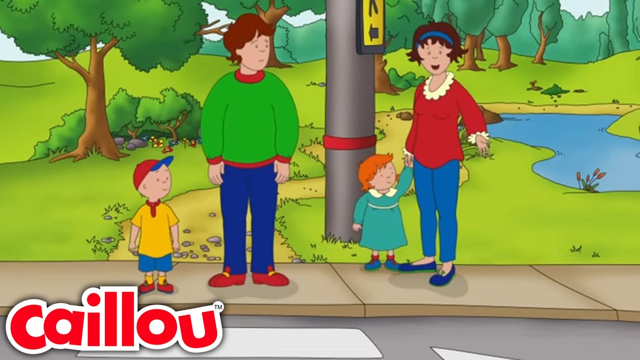 Caillou cruza la calle | Caillou Español - WildBrain | Caricaturas para niños