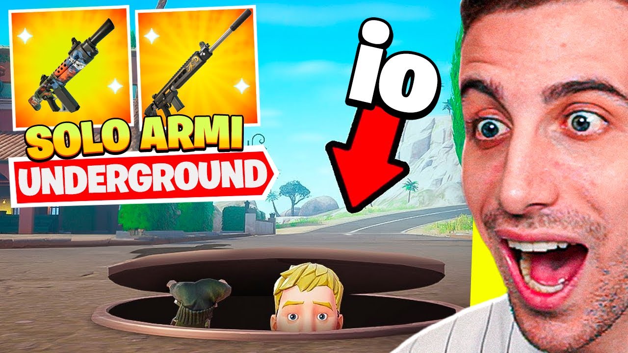 Gioco con SOLO il LOOT del SOTTOSUOLO! Capitolo 5 Fortnite ITA!