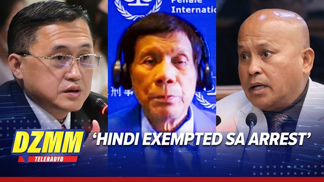 Bato, Bong Go not exempted from ICC arrest - law expert