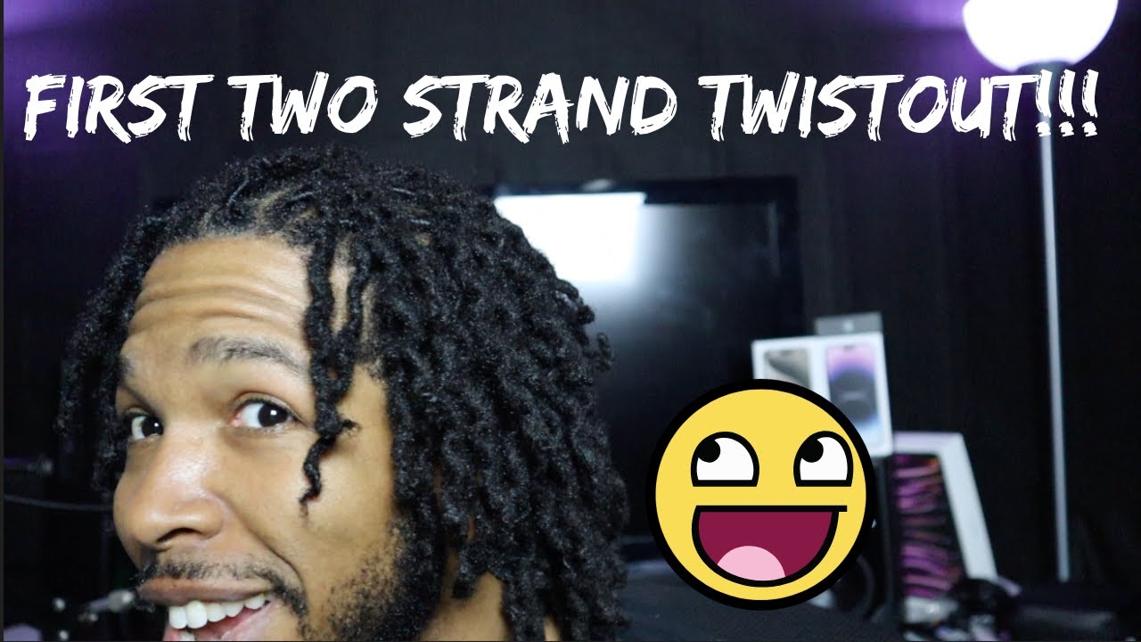 First Two Strand Twist Out!!!!#johnnylox #starterlocs