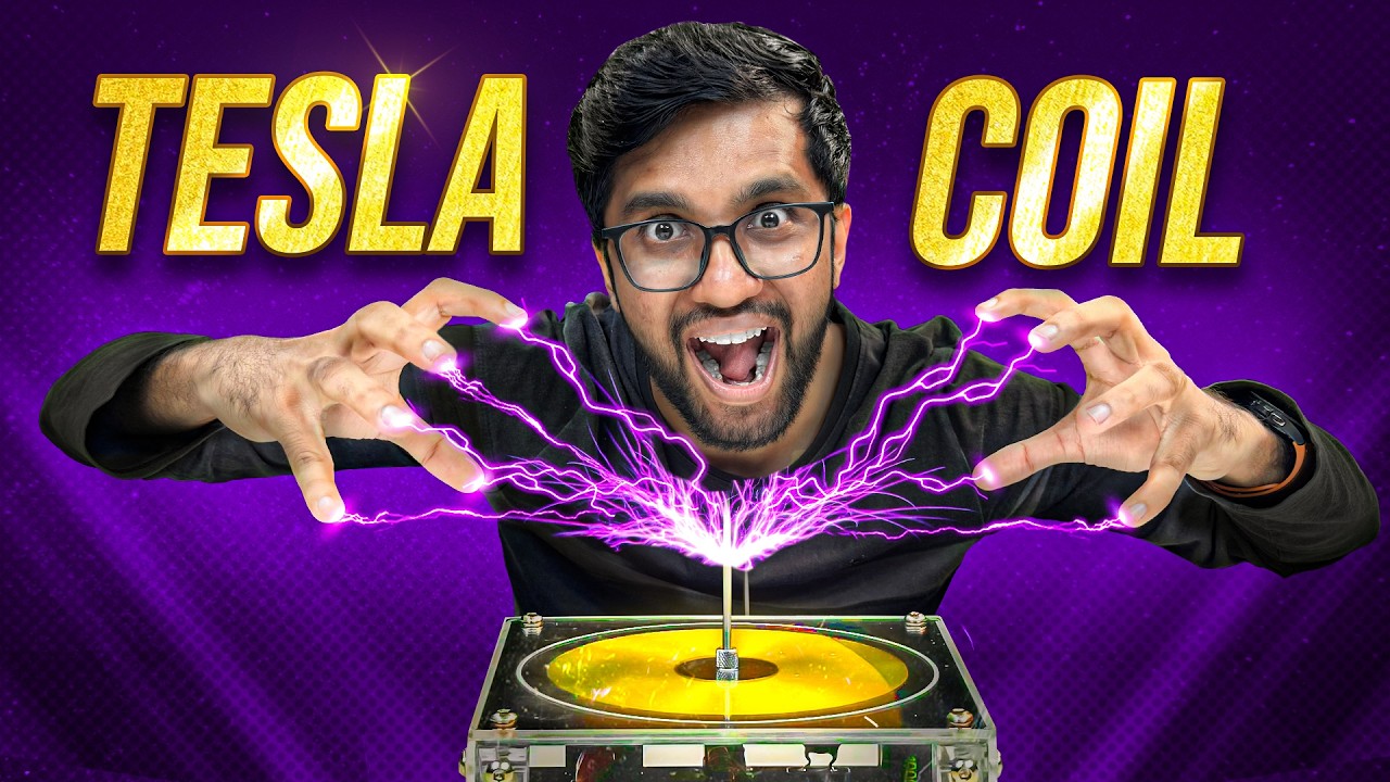 TESLA COIL EXPERIMENTS ! (Sccience Gadget)
