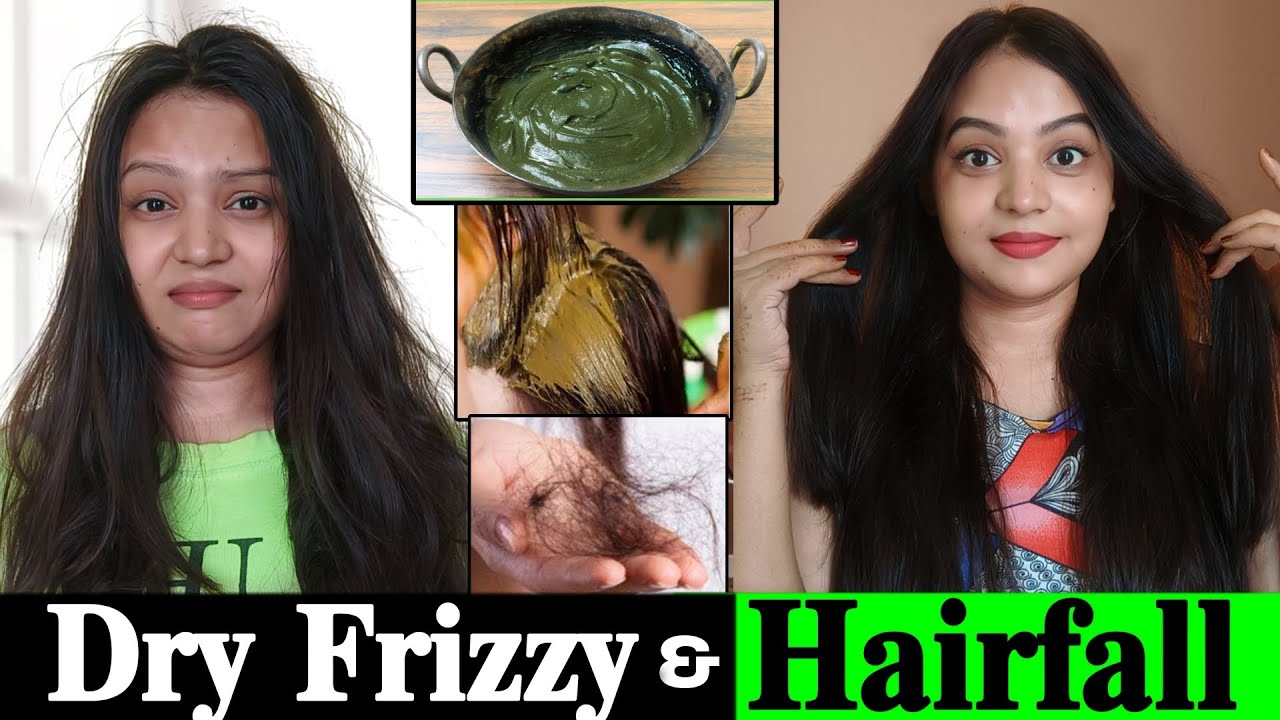 How to control hairfall henna for dry frizzy hair | henna for hair| hair spa at home henna hair