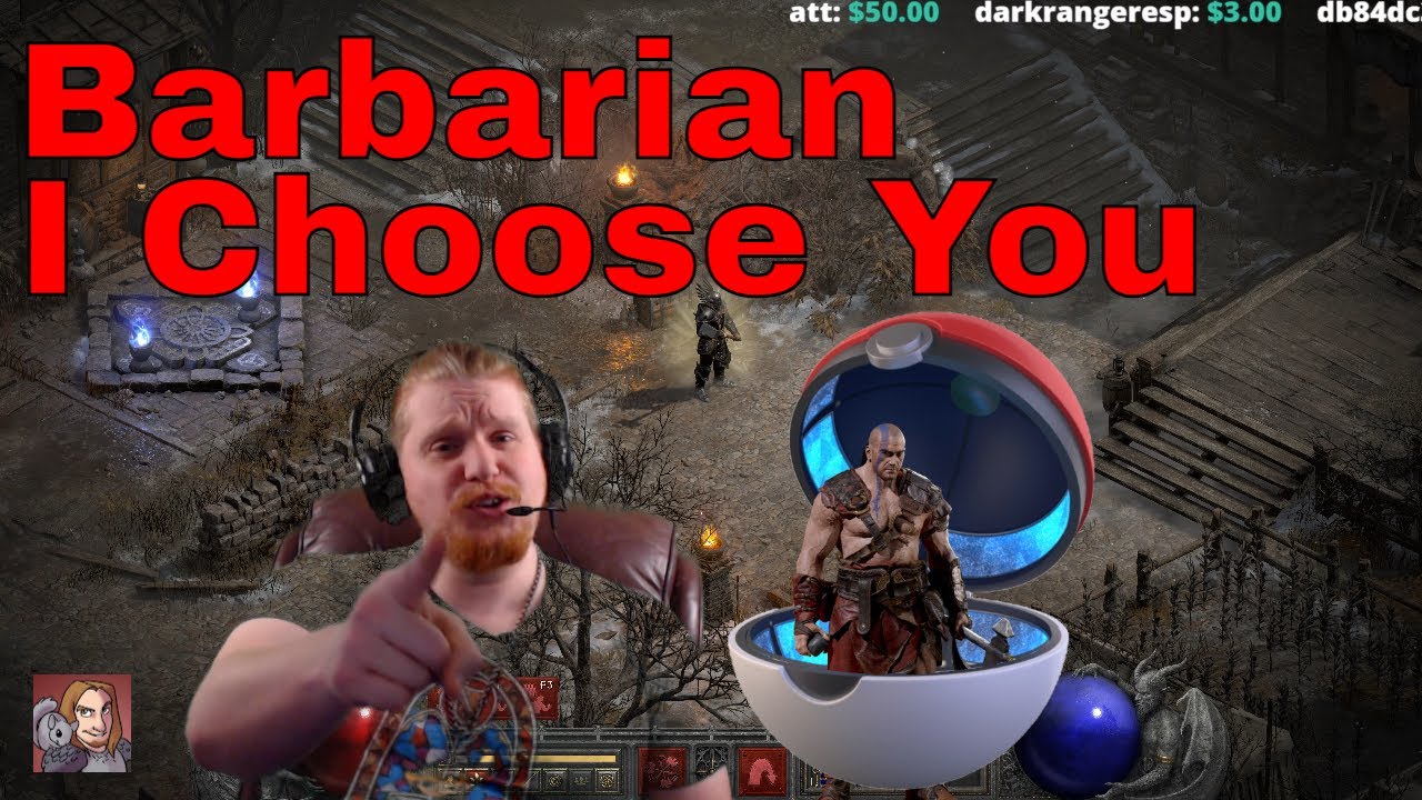 D2R Ladder Starter Character I Choose YOU! (Barbarian)