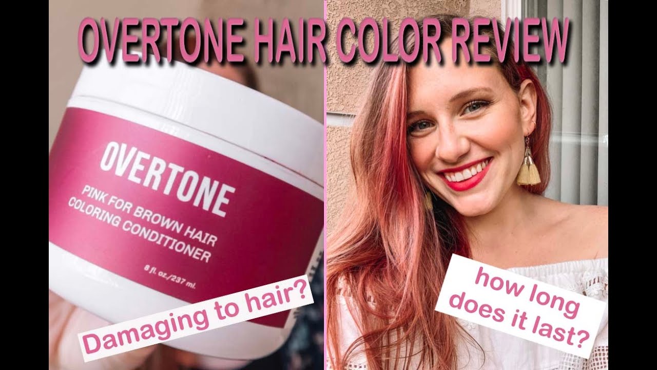 I Used OVERTONE HAIR COLOR to Dye My Hair Pink ~ My Honest Review