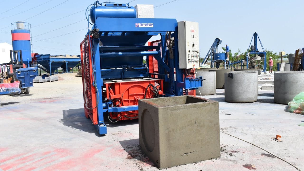 Mașina pentru cămine din beton